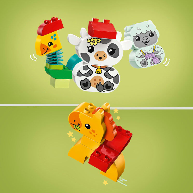 Lego duplo tren discount animales
