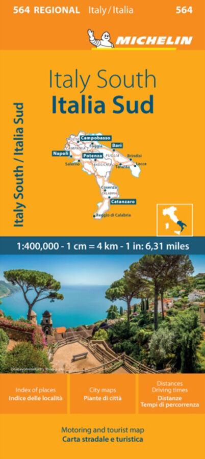 Italy south - Michelin regional map 564
