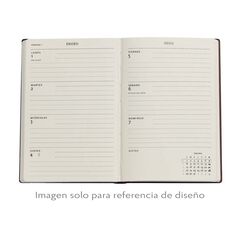 Agenda escolar Paperblanksflex Mini apaisada sem/vista 2025-26 Rubedo