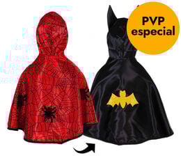 Capa Reversible Batman/Spiderman 2-3 Anys