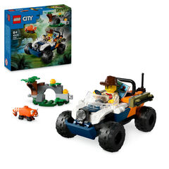 LEGO® City Exploradors de la Selva: Tot Terreny i Missió del Panda Vermell 60424