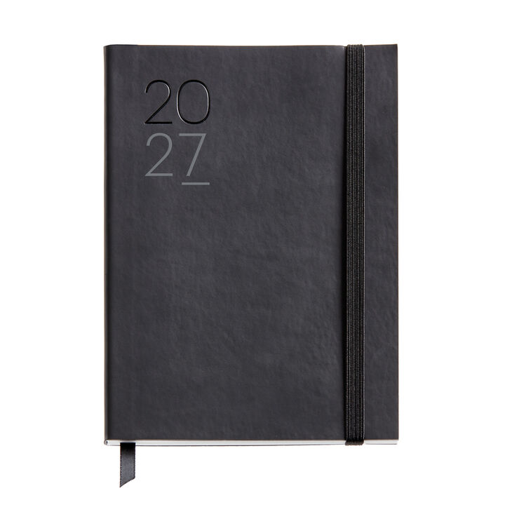 Agenda Miquelrius Journal Dia P&agrave;gina Multiling&uuml;e 2027 Luxor Negre