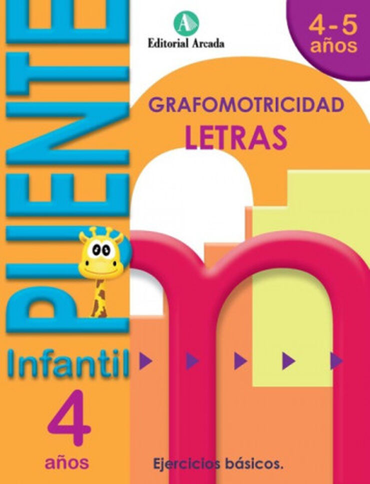 Letras Puente Infantil 4 años Arcada