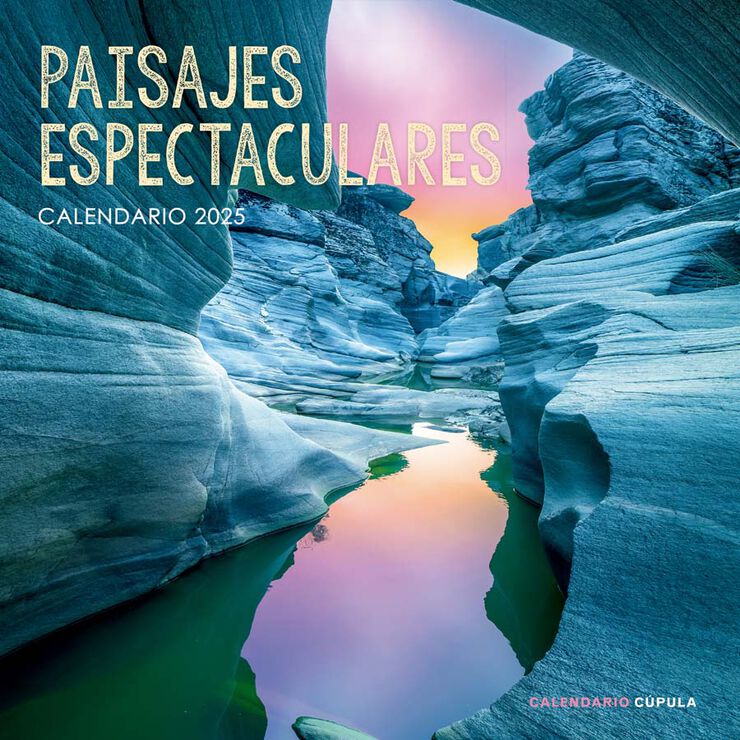 Calendario pared castellano 2025 Paisajes Espectaculares