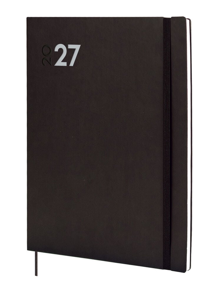 Agenda Finocam Mara Semana Vista Vertical 2027 Castellano Negro