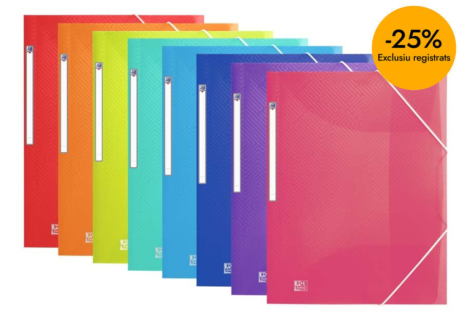 Carpeta con gomas 21 A4+ Oxford Urban