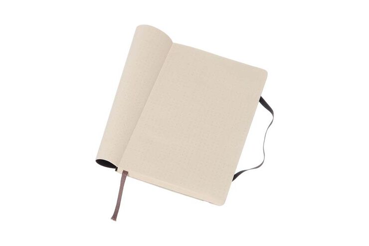 Libreta Moleskine Soft L Negro Puntos