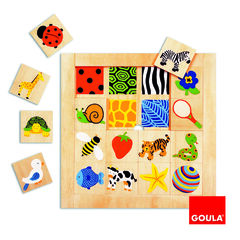 Juego de asociación Siluetas - Texturas