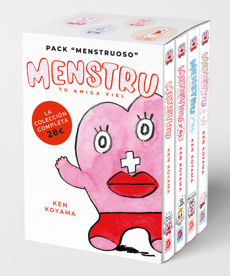 Pack menstruoso: Menstru, tu amiga fiel,