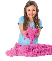 Kinetic Sand bolsa arena rosa