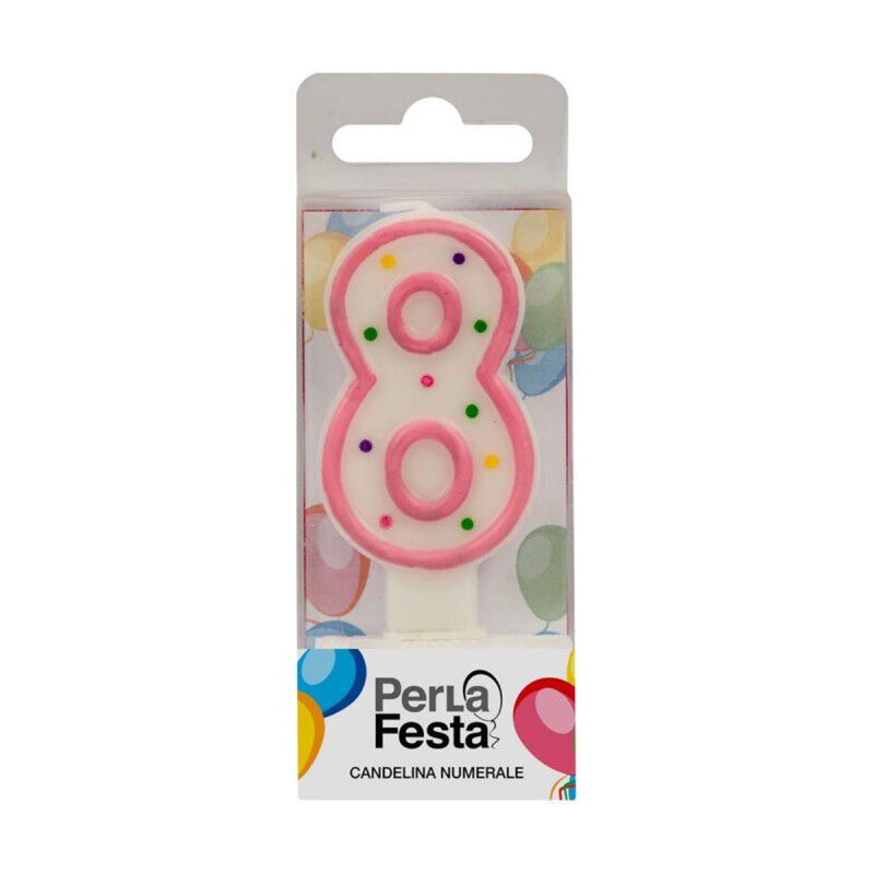 Espelma d'aniversari n&ordm;8