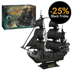 Puzle 3D 328 peces Cubic Fun Vaixell Pirata Queen Anne's Revenge