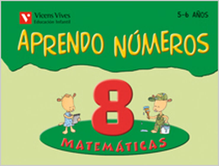 Aprendo N&uacute;meros 8 Infantil 5 A&ntilde;os