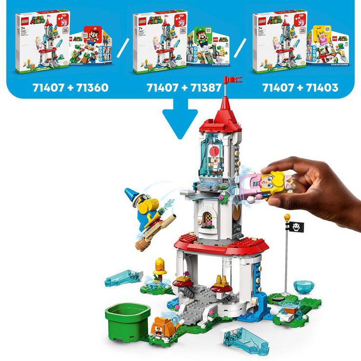 LEGO® Super Mario Set d'Expansió: Torre de Gel i Vestit de Peach Felina 71407