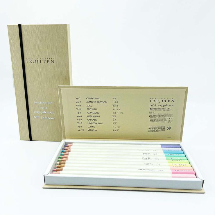 Lápices Tombow Irojiten extra pálidos 10 colores