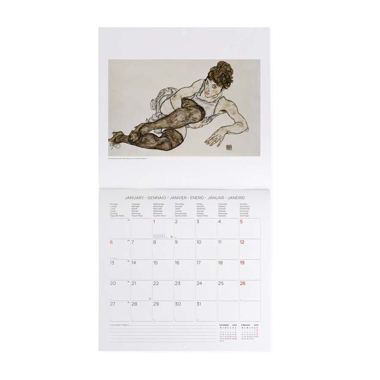 Calendario Pared Legami m/vista 2025 Edward Hopper