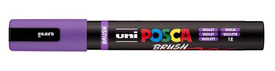 Marcador Posca PC-5BR pincel 1-4mm lila