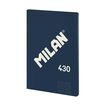 Llibreta grapada A4 48f 4x4 Milan 1918 blau