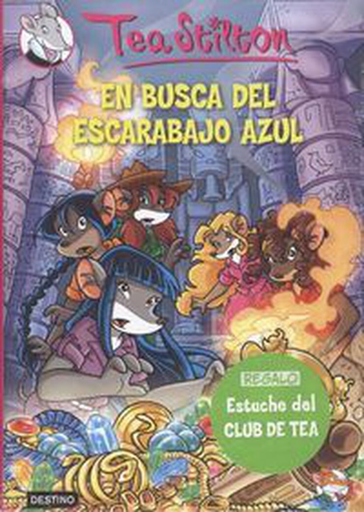 Pack Tea Stilton 11. En busca del escarabajo azul + estuche