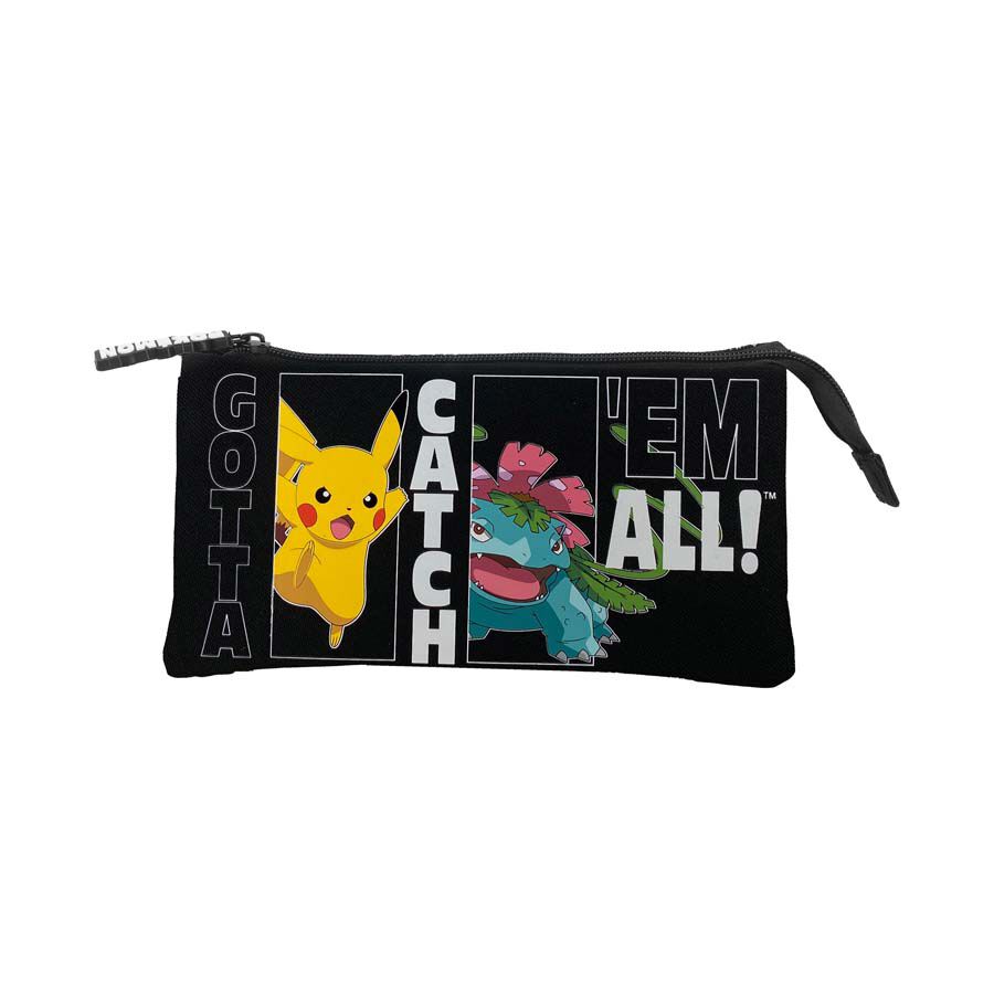 Portatodo Triple Pok&eacute;mon 5 Compartimentos