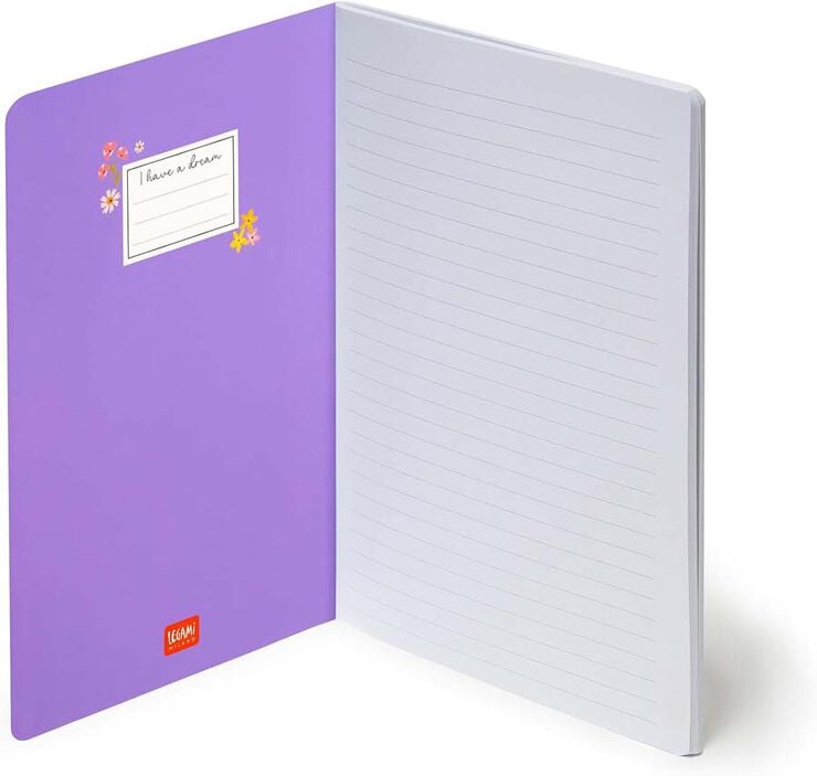 Libreta Espiral B5 Legami Flowers