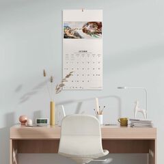 Calendari Paret 2025 30x30cm Obras De Arte