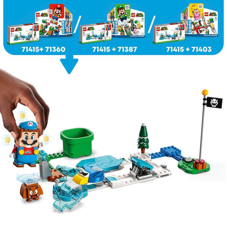 LEGO® Super Mario Set d'Expansió: Traje de Mario de Gel i Món Gelat 71415