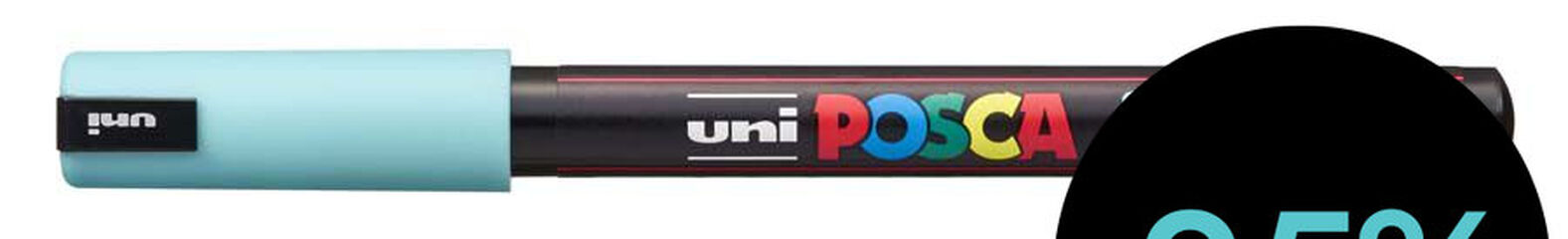 Rotulador Posca PC-1MR 0,7mm verde marino