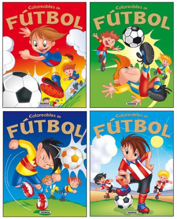 Coloreables de fútbol (4 títulos)