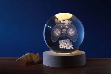 Lámpara Bola Cristal 8cm Let's Play iTotal