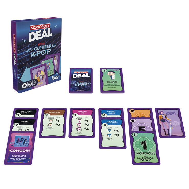 Monopoly Deal K-Pop Demon Hunters