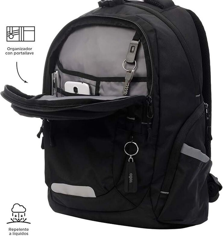 Mochila Totto PC Eufrates negro