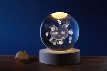 Lámpara Bola de Cristal 8cm iTotal Cat