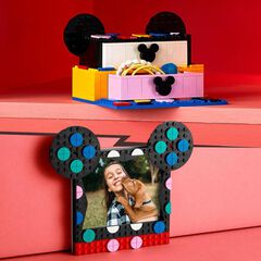 LEGO® DOTS Mickey Mouse y Minnie Mouse: Caja de Proyectos de Vuelta al Cole 41964