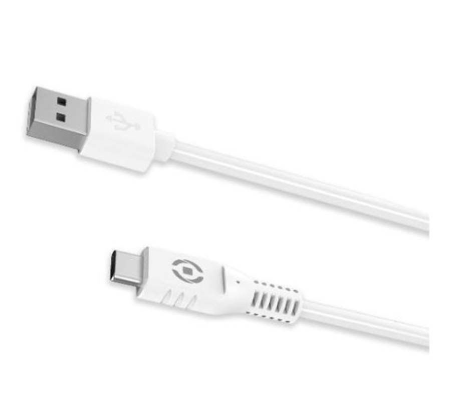 Cable Usb&nbsp;Tipus&nbsp;C Blanc&nbsp;Celly