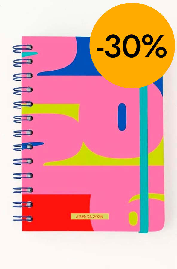 Agenda Mr.Wonderful Petita dia/p&agrave;g 2026 cat Quan una porta...