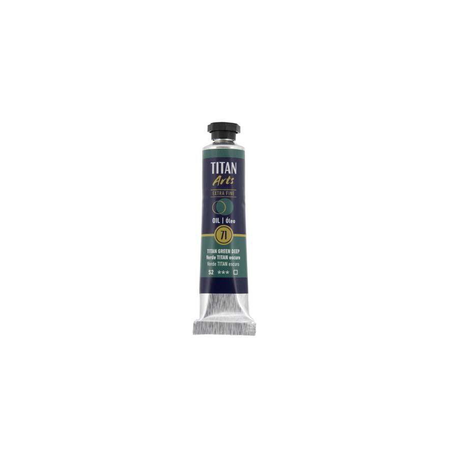 Pintura al &oacute;leo Titan 20ml verde titan