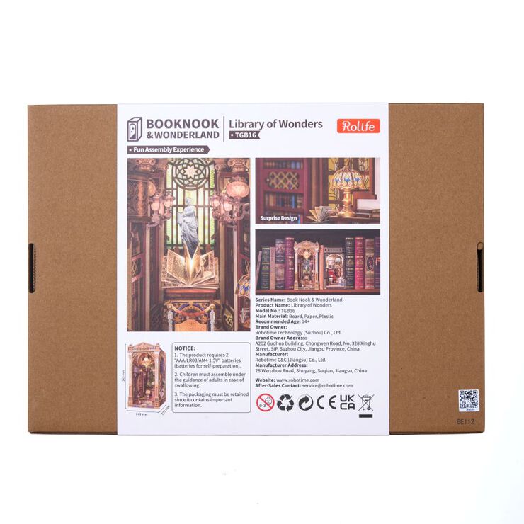 Maqueta Rolife Booklip Llibreria Wonder