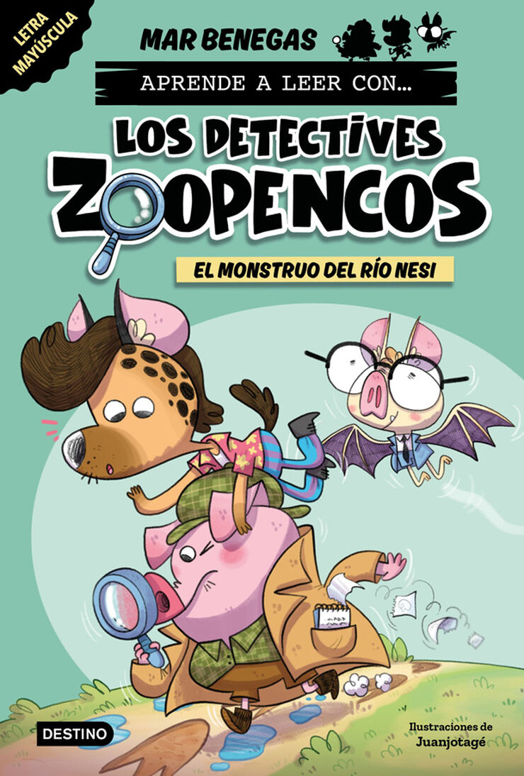 Aprende a leer con... ¡Los Detectives Zoopencos! 1. El monstruo del río Nesi