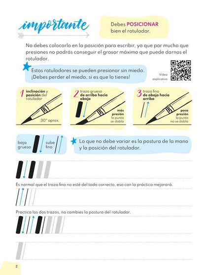 Cuaderno Lettering Letreando Tombow Nivel 1 Castellano Cuaderno Lettering Letreando Tombow Nivel 1 Castellano
