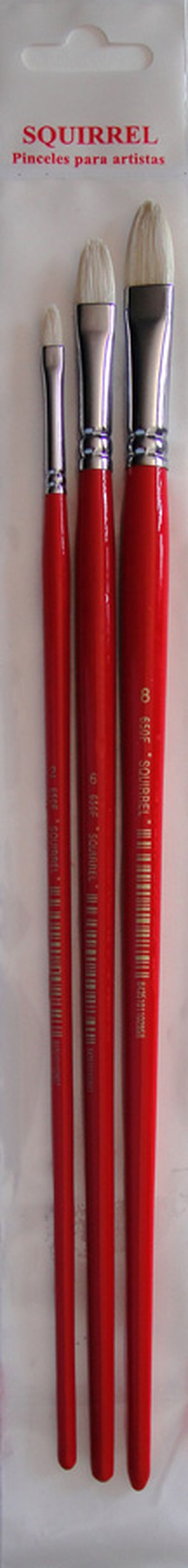 Pinzells Llengua de gat Squirrel 650F 2-6-8 3u