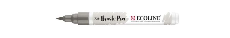 Rotulador Ecoline Brush Pen gris cálido claro 728