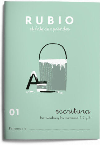 ESCRITURA 01 INFANTIL Rubio 9788485109142