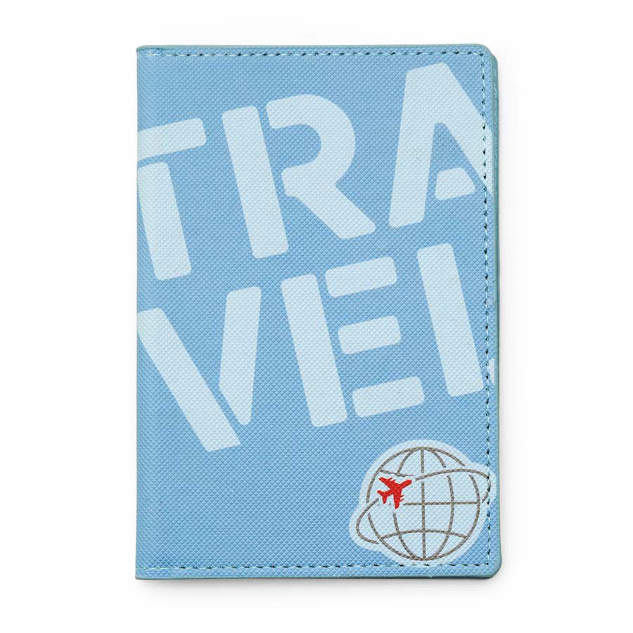Funda Pasaporte Kikkerland Travel Azul