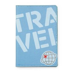 Funda Passaport Kikkerland Travel Blau