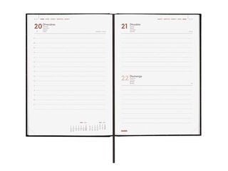 Agenda Finocam Porto Y10 día/pág cat 2026 negro