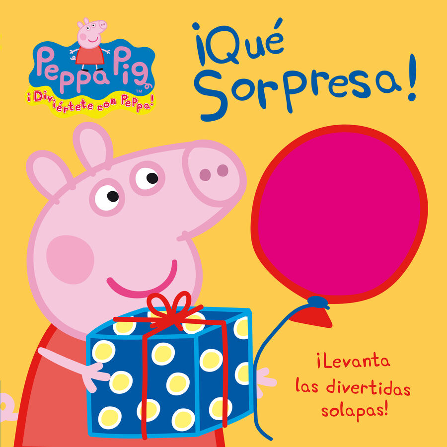 Peppa Pig. Libro de cart&oacute;n con solapas - &iexcl;Qu&eacute; sorpresa!