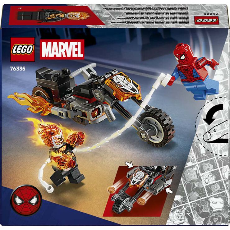 LEGO® Super Heroes Spider-Man vs. la Moto del Motorista Fantasma 76335