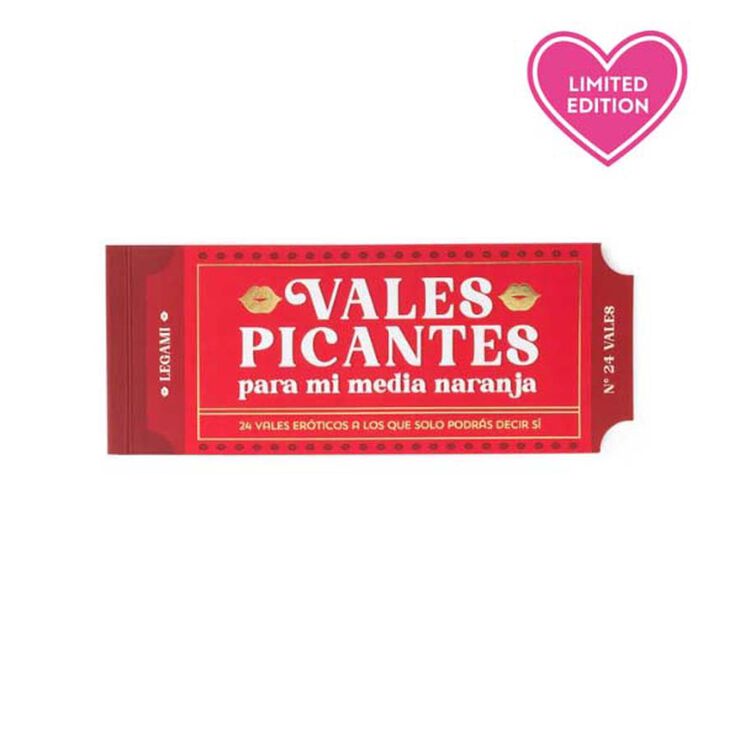Bloc Vales Regalo Legami Spicy