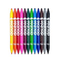 Retoladores Alpino Double 10+2 colores